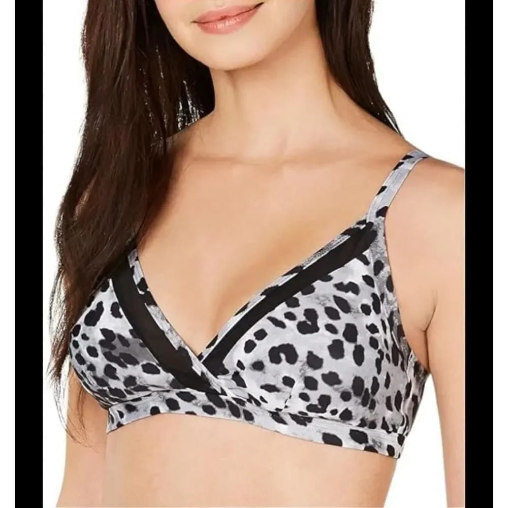 DKNY Swimsuit Top - Size M - Black/White